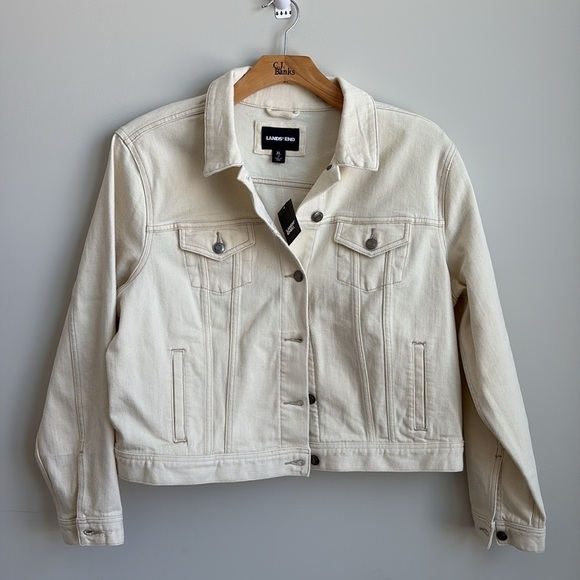 Land's End Jean Jacket Size XL NEW! - Picture 1 of 4